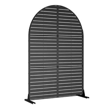 Tuinscherm Nodepp privacyscherm 180x120x40 cm zwart casa.pro, Verzenden, Nieuw