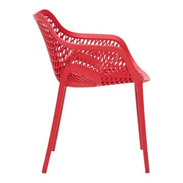 Tuinstoel  Air XL  Rood  Siesta, Verzenden, Nieuw