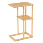 LIVSK Compacte Bijzettafel - Hoogwaardig Bamboe - Twee Nivea, Verzenden, Nieuw
