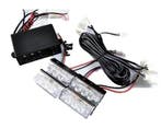 ORANJE / WIT 4 X 3 LED Flash zwaailicht 12V -flitser, Ophalen of Verzenden