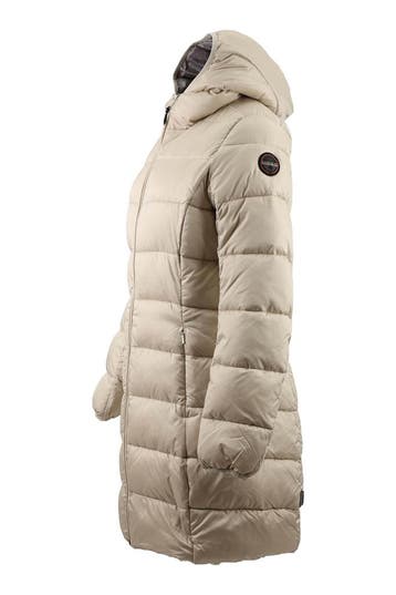 Napapijri Winterjas in maat L Beige, Napapijri, Verzenden, Zo goed als nieuw, Beige