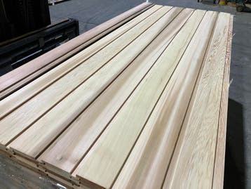 rabatdelen-channelsiding–Western Red Cedar-18x127mm werkend, Ophalen, Minder dan 25 mm, Nieuw, Plank