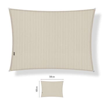 Schaduwdoek 4x5 rechthoek Sahara sand, Ophalen of Verzenden, Nieuw