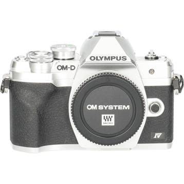 Tweedehands Olympus E-M10 Mark IV Zilver Body CM0218, Audio, Tv en Foto, Ophalen of Verzenden, Gebruikt, Overige typen, Olympus