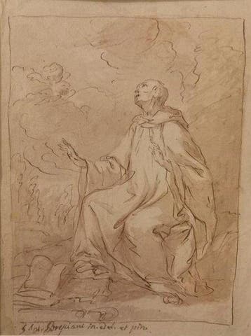 Antonio Bresciani (1720-1817) - Santo in preghiera