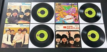 Beatles - Set of 4 VERY RARE Mexican EPs – 1970s Lime Green, Nieuw in verpakking