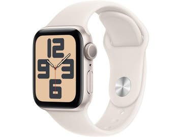Apple Watch SE (2024) - Smartwatch - 40mm GPS - Zilver, Verzenden, Zo goed als nieuw, Apple