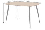 Eettafel APARTMENT 120 cm, natuurlijke eikenhoutlook met, Huis en Inrichting, Tafels | Eettafels, Ophalen of Verzenden, Nieuw