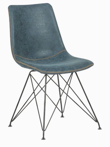 Stoel Clint - Blauw - Staal - G-Line, Verzenden, Nieuw in verpakking