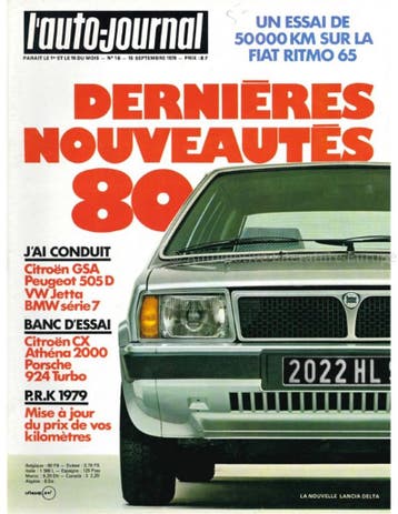 1979 LAUTO-JOURNAL MAGAZINE 16 FRANS, Nieuw, Author