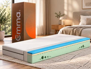 Veiling | Emma One Koudschuim Matras 180x200 Medium, Huis en Inrichting, Matras, 180 cm, 200 cm, Nieuw