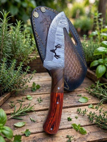 Keukenmes - Utility knife - SDF-231- Handgesmeed damast mes