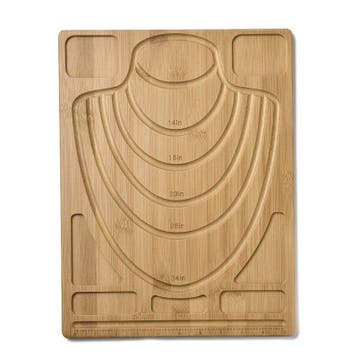 Kralenbord rijgbord legbord bamboe hout 29 x 38 x 1,5cm (..., Hobby en Vrije tijd, Kralen en Sieraden maken, Ophalen of Verzenden
