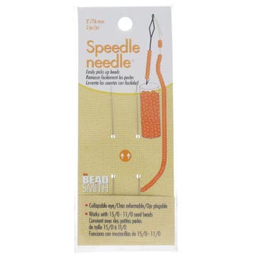 1 verpakking Beadsmith Speedle Needles – zilverkleur – 2, Ophalen of Verzenden, Nieuw, Kraal
