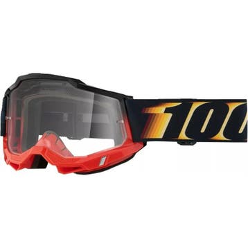 100% Accuri 2 Crossbril - Zwart / Rood, Motoren, Verzenden, Nieuw met kaartje, Motorcrosskleding, 100%