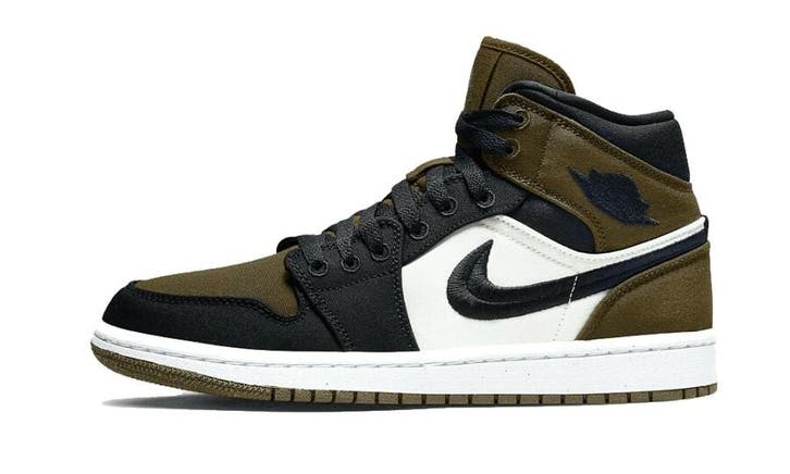 Air Jordan 1 Mid Olive Toe (W), Kleding | Dames, Schoenen