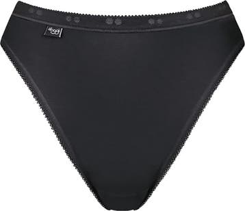 sloggi - Maat 42 Basic+ Dames Tai slip - Zwart, Verzenden