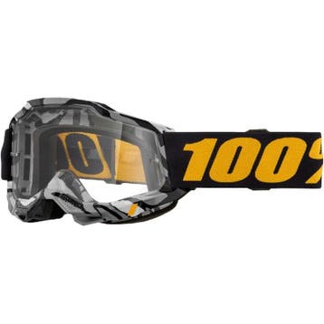 100% Accuri 2 Ambush – Motorcross Bril met Heldere Lens, Motoren, Kleding | Motorkleding, Verzenden, Nieuw met kaartje, 100%