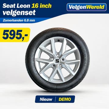 Seat Leon  16  inch velgenset | DEMO Nexen | 0726-05, Auto-onderdelen, 16 inch, Banden en Velgen, Nieuw, Zomerbanden