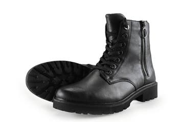 Remonte Veterboots in maat 40 Zwart, Verzenden, Zwart, Overige typen, Remonte