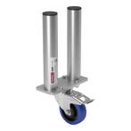 FORTEX STAGE750 dubbele poot met zwenkwiel/rem podiumhoogte, Verzenden, Nieuw