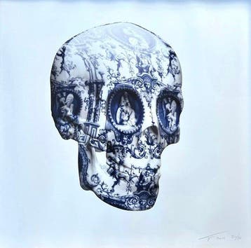 Magnus Gjoen (1979) - Delft Skull