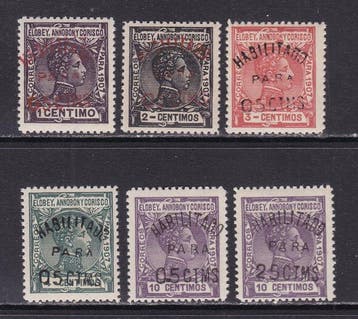 Elobey, Annobon & Corisco 1908/1909 - Alfonso XIII -, Gestempeld