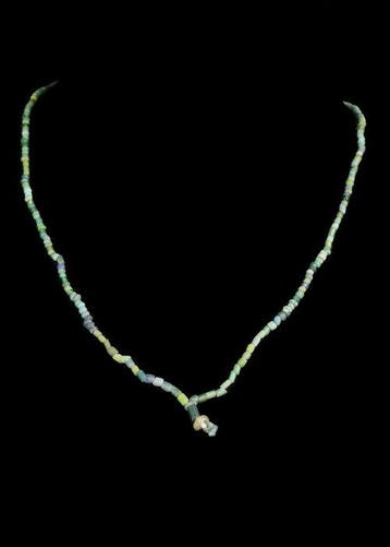 Oud-Romeins Groen Glas Kralenketting (Zonder minimumprijs)