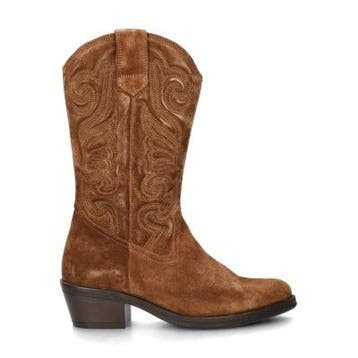 Nelson cowboylaarzen voor dames in het Bruin, Bruin, Verzenden, Overige typen, Nieuw