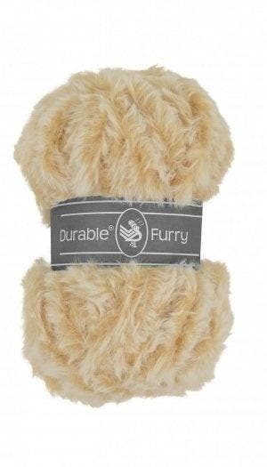 Durable Furry 2182 Ochre - Haakgaren / Breigaren, Hobby en Vrije tijd, Breien en Haken, Ophalen of Verzenden, Nieuw, Breien of Haken