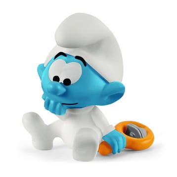 De Smurfen PVC Beeldje Babysmurf 3 cm, Ophalen of Verzenden, Nieuw