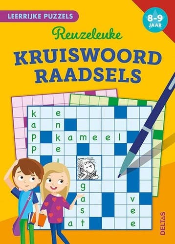 Reuzeleuke kruiswoordraadsels (8-9 j.), Ophalen of Verzenden, Nieuw