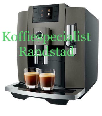 Actie ! Jura Impressa E8 EB Dark Inox demo voor1049, 10 kopjes of meer, Ophalen of Verzenden, Afneembaar waterreservoir, Overige typen