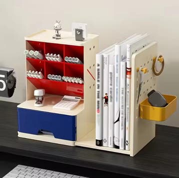 Bureau Organizer met Boekensteun en Pennenhouder Groot Model, Verzenden, Nieuw