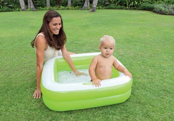 Intex Babybadje 85x85x23 cm Assorti + Reparatiesetje, Ophalen of Verzenden, Nieuw
