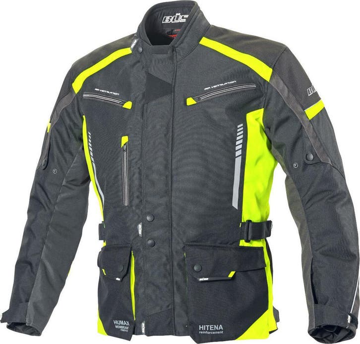 Büse Torino II Zwart Neon Geel Textiel Jas, Motoren, Kleding | Motorkleding, Heren, Nieuw met kaartje, Jas | textiel, Verzenden
