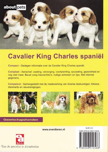 Cavalier King Charles Spaniel / Over Dieren / 60, Verzenden, Gelezen