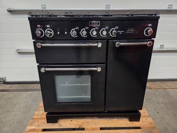 Gebruikte Falcon Kitchener 90 gasfornuis 90cm breed, Ophalen, Gebruikt, Hete lucht, Gas