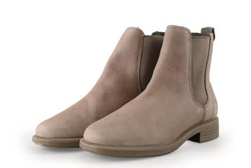 Timberland Chelsea boots in maat 39½ Beige, Verzenden, Beige, Overige typen, Zo goed als nieuw