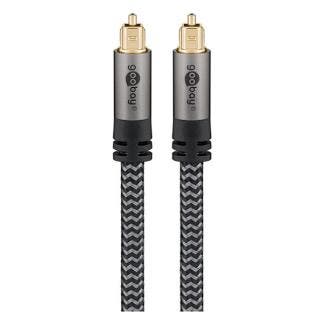 Optische kabel | M  M | Toslink | Goobay Plus |  5 meter, Audio, Tv en Foto, Audiokabels en Televisiekabels, Nieuw, Verzenden