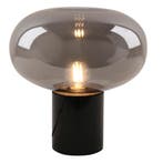 Marmeren tafellamp grijs, Alan, met schakelaar, Vintage, Nieuw, Ophalen of Verzenden, Glas