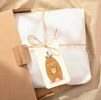 10 Capibara kaartjes aan jute touw, Verzenden, Nieuw, Overige typen, Verjaardag