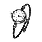 Vintage Horloge voor Dames - Luxe Kwarts Polshorloge Zwart, Verzenden, Nieuw, Stuff Certified®