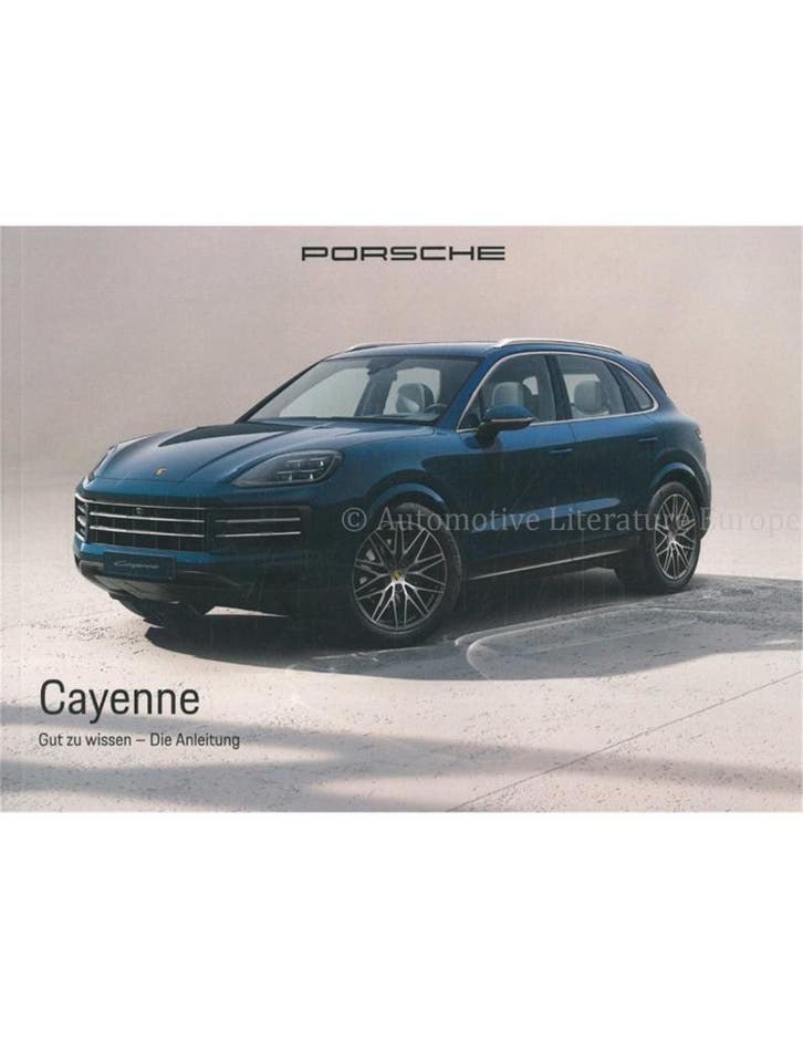 2025 PORSCHE CAYENNE INSTRUCTIEBOEKJE DUITS, Auto diversen, Handleidingen en Instructieboekjes