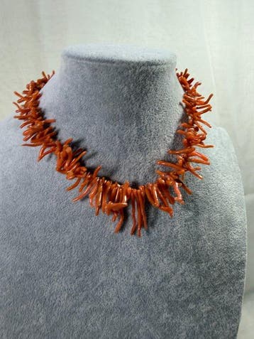 Corallo Rosso Mediterraneo Natuurkoraal Rametti - Hoogte:, Nieuw