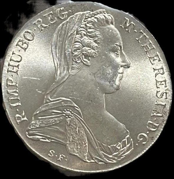 Oostenrijk. Maria Theresa. Thaler (taler) 1780 / Restrike, Postzegels en Munten, Munten | Europa | Niet-Euromunten