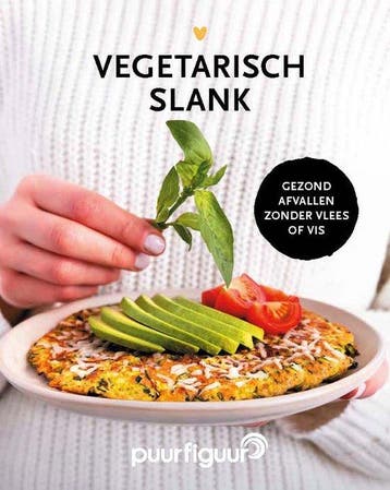 PuurFiguur - Vegetarisch Slank (hardcover boek + coaching), Verzenden, Zo goed als nieuw, Puur Figuur BV