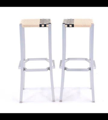 Driade - Philippe Starck - Kruk (2) - One Cafè - Aluminium,