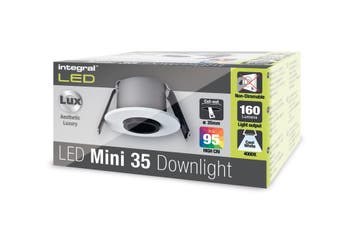 Integral Mini Inbouwspot Mat Wit 3.3W 160lm 4000K 15º Cri.., Ophalen of Verzenden, Nieuw