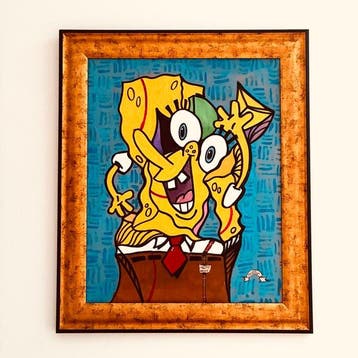 Miggie (1988) - If Picasso had Squarepants, Antiek en Kunst